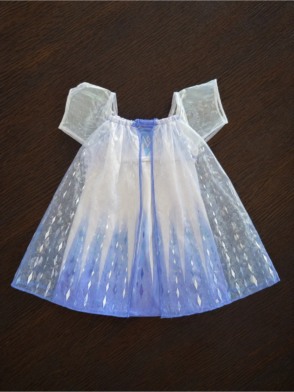 BUILD A BEAR WORKSHOP RARE DISNEY FROZEN ELSA SNOW QUEEN DRESS NWOT RARE HTF